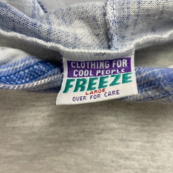 VINTAGE Tweety Bird Looney Tunes Sweatshirt Hooded Size Large Freeze NY 90s 1194 - Picture 4 of 10